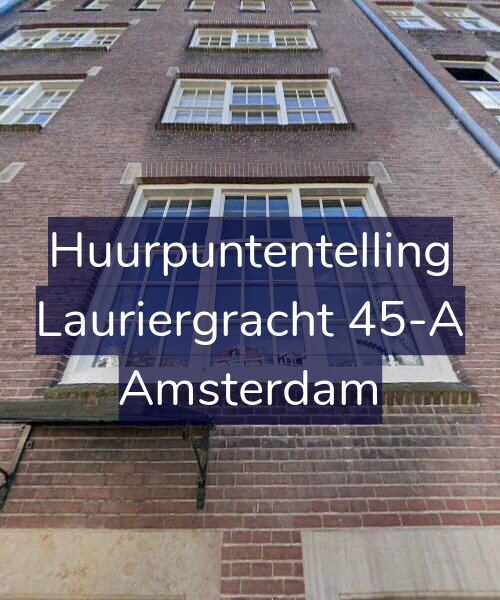 Foto gevel Huurpuntentelling voor Lauriergracht 45-A, Amsterdam
