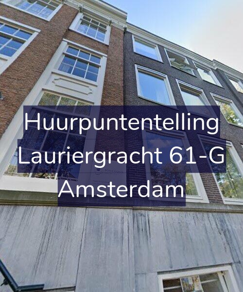 Foto gevel Huurpuntentelling voor Lauriergracht 61-G, Amsterdam