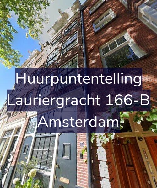 Foto gevel Huurpuntentelling voor Lauriergracht 166-B, Amsterdam