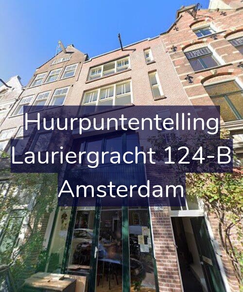 Foto gevel Huurpuntentelling voor Lauriergracht 124-B, Amsterdam