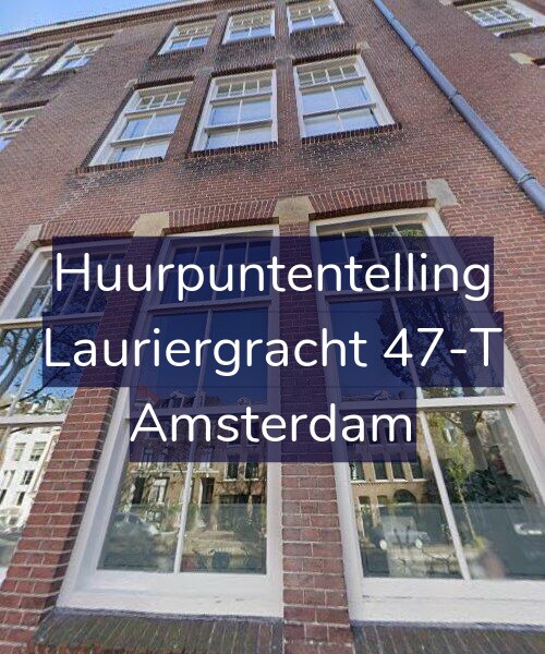 Foto gevel Huurpuntentelling voor Lauriergracht 47-T, Amsterdam