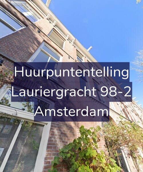 Foto gevel Huurpuntentelling voor Lauriergracht 98-2, Amsterdam