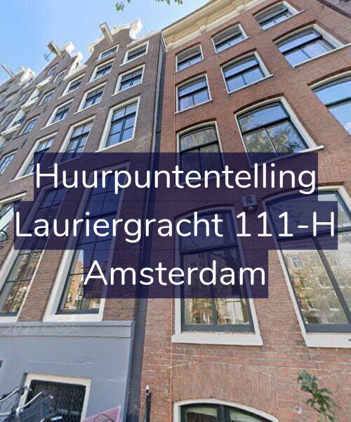 Foto gevel Huurpuntentelling voor Lauriergracht 111-H, Amsterdam
