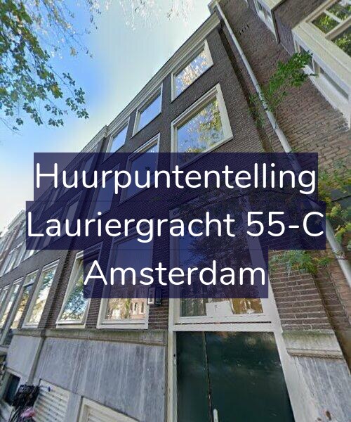 Foto gevel Huurpuntentelling voor Lauriergracht 55-C, Amsterdam
