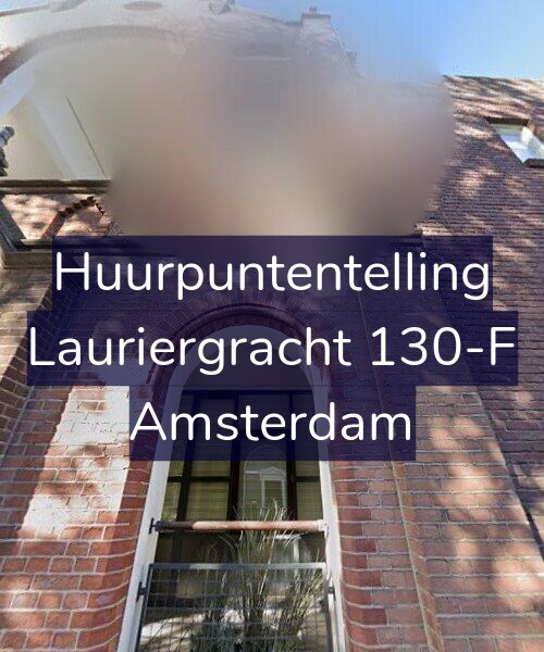 Foto gevel Huurpuntentelling voor Lauriergracht 130-F, Amsterdam