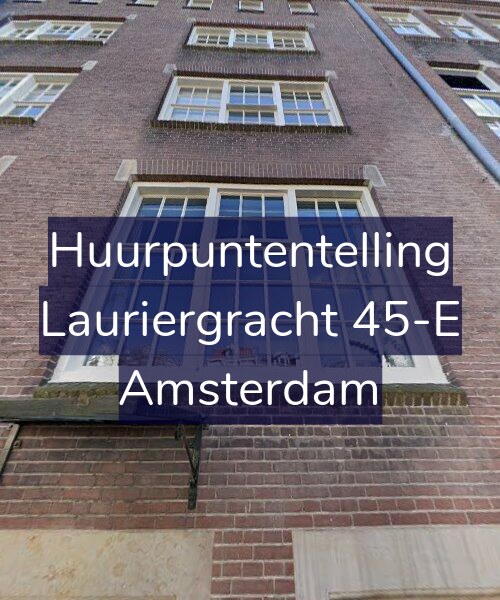 Foto gevel Huurpuntentelling voor Lauriergracht 45-E, Amsterdam