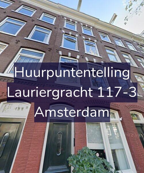 Foto gevel Huurpuntentelling voor Lauriergracht 117-3, Amsterdam