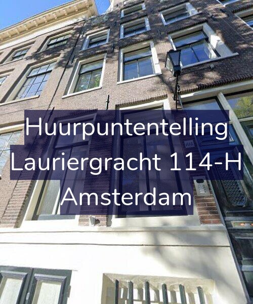 Foto gevel Huurpuntentelling voor Lauriergracht 114-H, Amsterdam