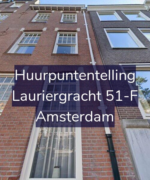 Foto gevel Huurpuntentelling voor Lauriergracht 51-F, Amsterdam