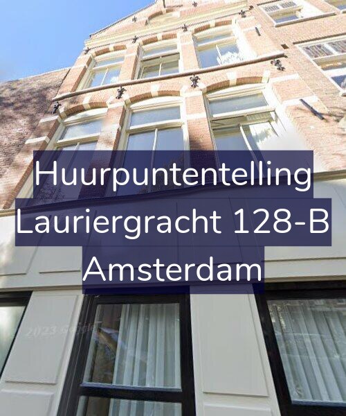Foto gevel Huurpuntentelling voor Lauriergracht 128-B, Amsterdam