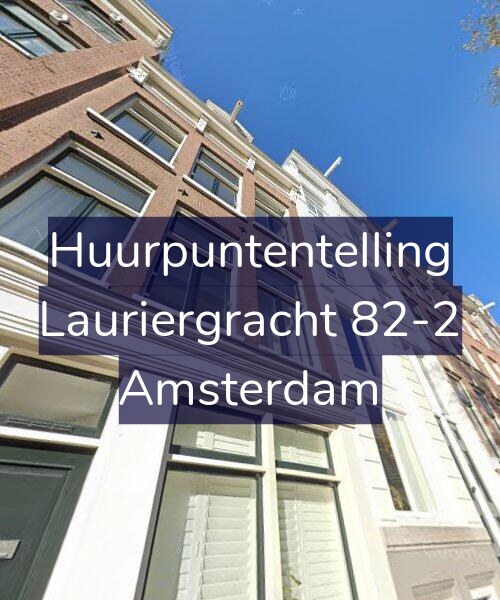 Foto gevel Huurpuntentelling voor Lauriergracht 82-2, Amsterdam