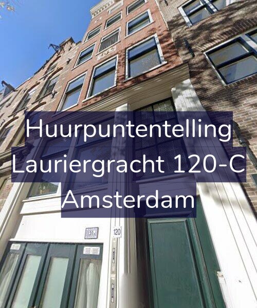 Foto gevel Huurpuntentelling voor Lauriergracht 120-C, Amsterdam