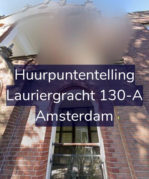 Foto gevel Huurpuntentelling voor Lauriergracht 130-A, Amsterdam