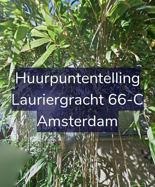 Foto gevel Huurpuntentelling voor Lauriergracht 66-C, Amsterdam