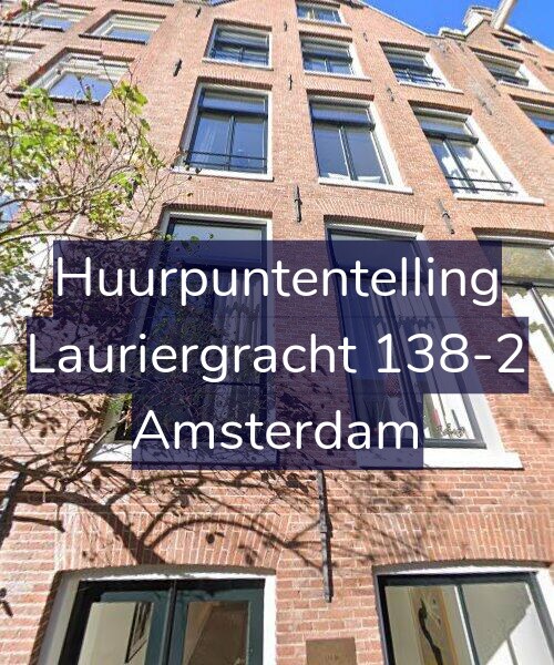 Foto gevel Huurpuntentelling voor Lauriergracht 138-2, Amsterdam