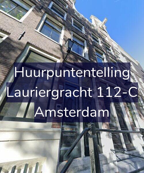Foto gevel Huurpuntentelling voor Lauriergracht 112-C, Amsterdam