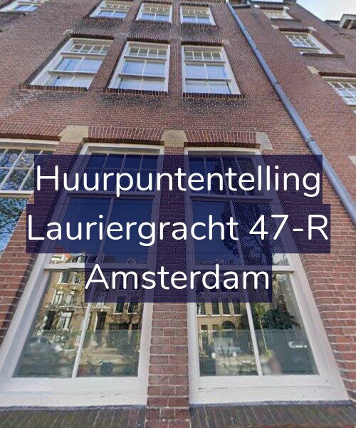 Foto gevel Huurpuntentelling voor Lauriergracht 47-R, Amsterdam