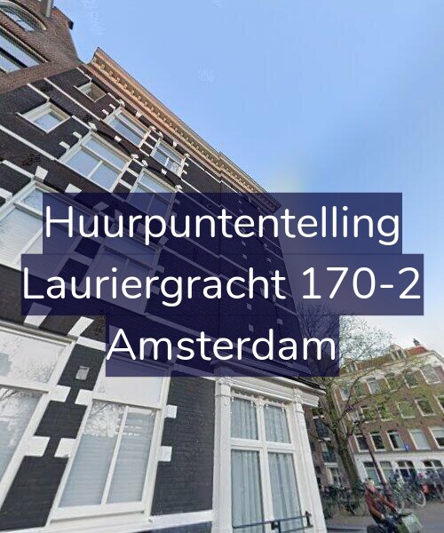 Foto gevel Huurpuntentelling voor Lauriergracht 170-2, Amsterdam