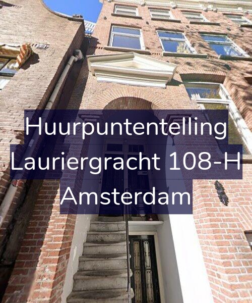 Foto gevel Huurpuntentelling voor Lauriergracht 108-H, Amsterdam