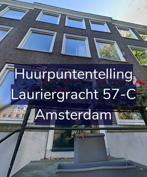 Foto gevel Huurpuntentelling voor Lauriergracht 57-C, Amsterdam