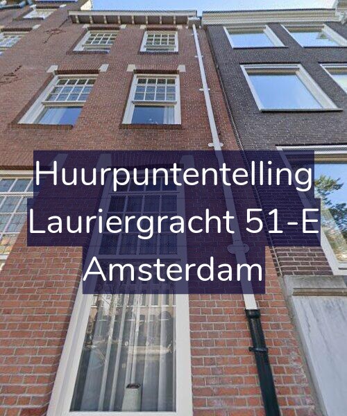 Foto gevel Huurpuntentelling voor Lauriergracht 51-E, Amsterdam