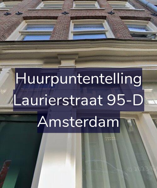 Foto gevel Huurpuntentelling voor Laurierstraat 95-D, Amsterdam