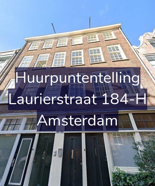 Foto gevel Huurpuntentelling voor Laurierstraat 184-H, Amsterdam
