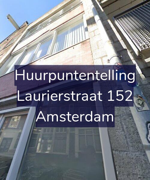 Foto gevel Huurpuntentelling voor Laurierstraat 152, Amsterdam