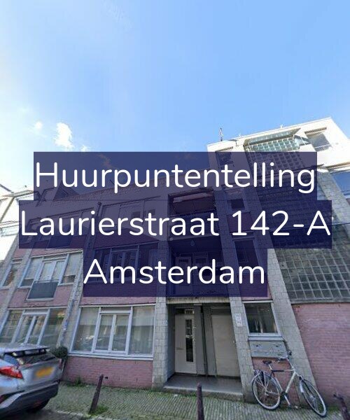 Foto gevel Huurpuntentelling voor Laurierstraat 142-A, Amsterdam
