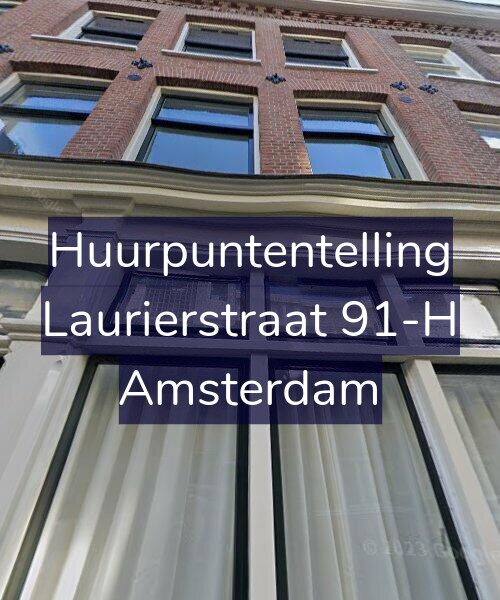 Foto gevel Huurpuntentelling voor Laurierstraat 91-H, Amsterdam