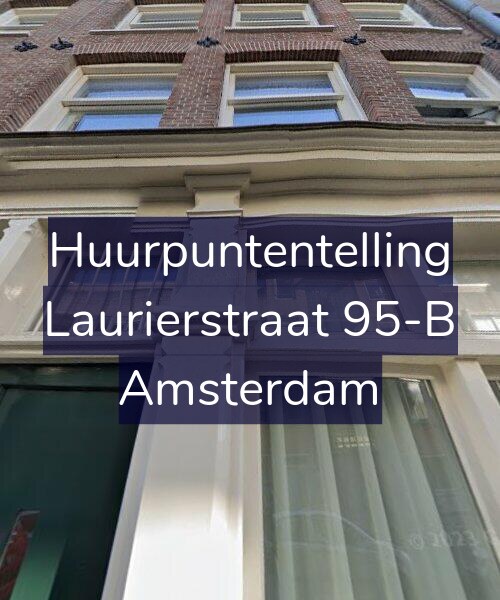 Foto gevel Huurpuntentelling voor Laurierstraat 95-B, Amsterdam
