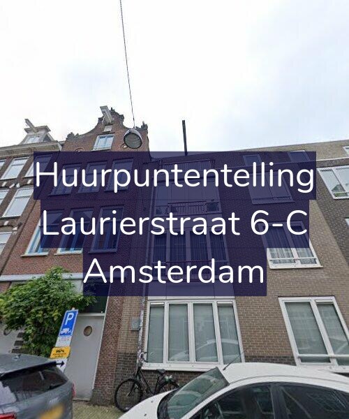 Foto gevel Huurpuntentelling voor Laurierstraat 6-C, Amsterdam