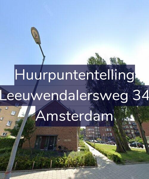 Foto gevel Huurpuntentelling voor Leeuwendalersweg 34, Amsterdam