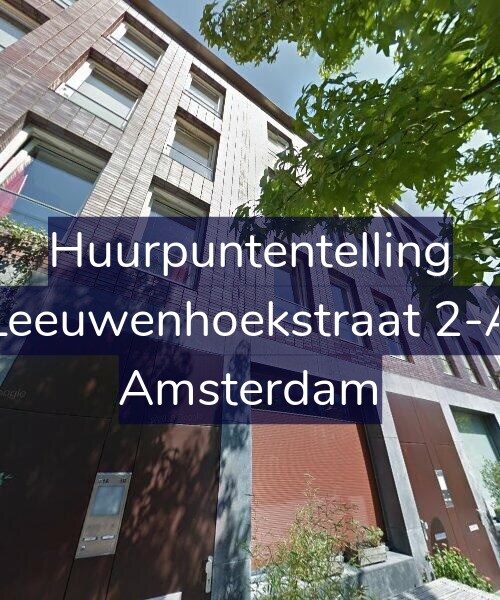 Foto gevel Huurpuntentelling voor Leeuwenhoekstraat 2-A, Amsterdam