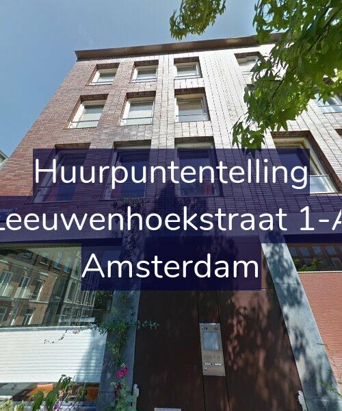 Foto gevel Huurpuntentelling voor Leeuwenhoekstraat 1-A, Amsterdam