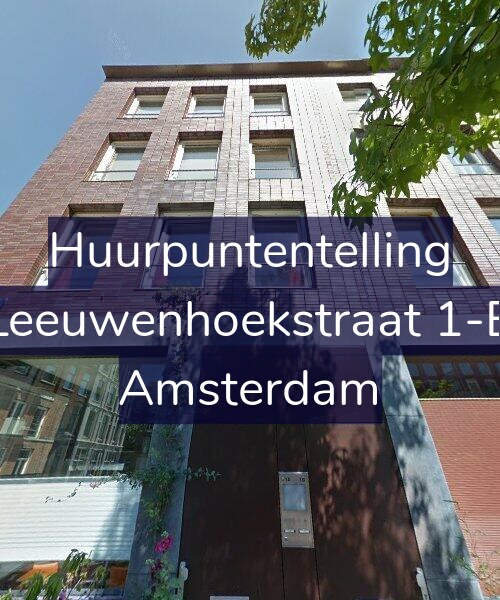 Foto gevel Huurpuntentelling voor Leeuwenhoekstraat 1-B, Amsterdam