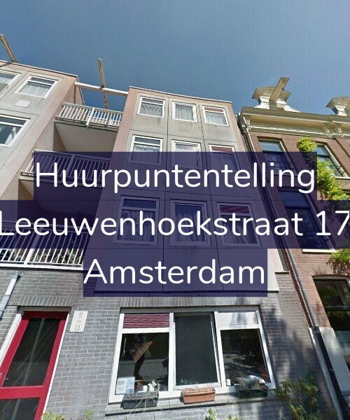 Foto gevel Huurpuntentelling voor Leeuwenhoekstraat 17, Amsterdam