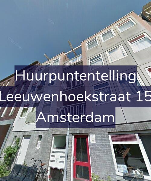 Foto gevel Huurpuntentelling voor Leeuwenhoekstraat 15, Amsterdam