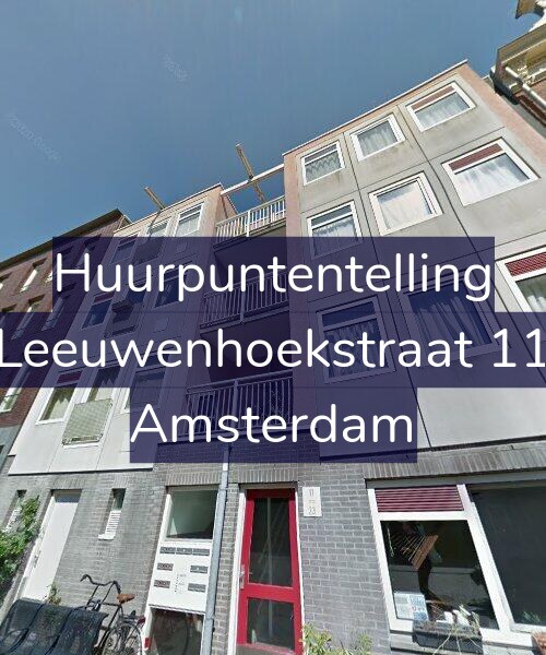 Foto gevel Huurpuntentelling voor Leeuwenhoekstraat 11, Amsterdam