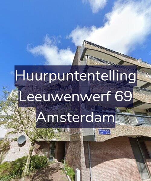 Foto gevel Huurpuntentelling voor Leeuwenwerf 69, Amsterdam