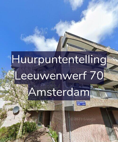 Foto gevel Huurpuntentelling voor Leeuwenwerf 70, Amsterdam