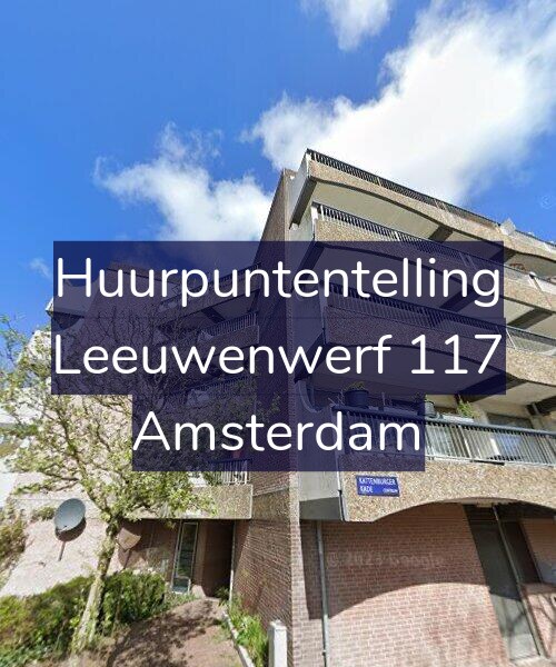Foto gevel Huurpuntentelling voor Leeuwenwerf 117, Amsterdam