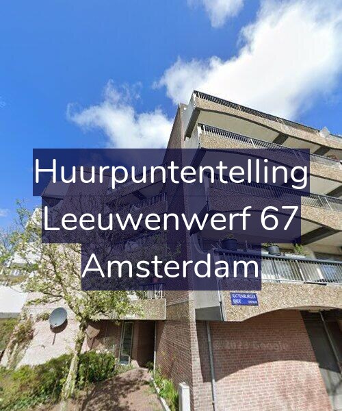 Foto gevel Huurpuntentelling voor Leeuwenwerf 67, Amsterdam