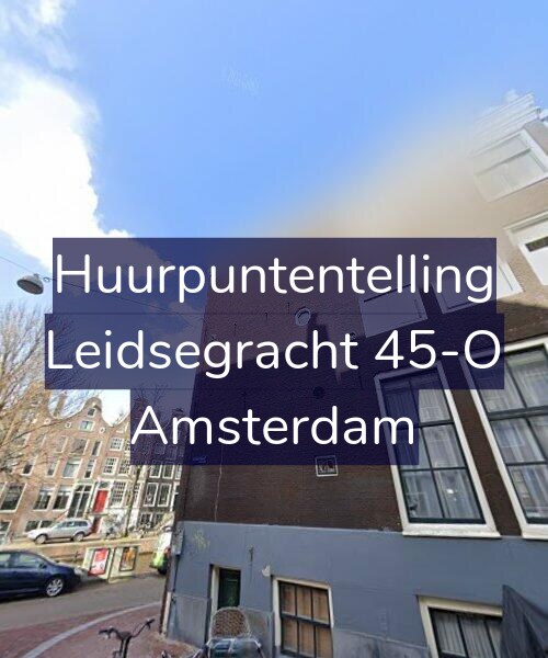 Foto gevel Huurpuntentelling voor Leidsegracht 45-O, Amsterdam