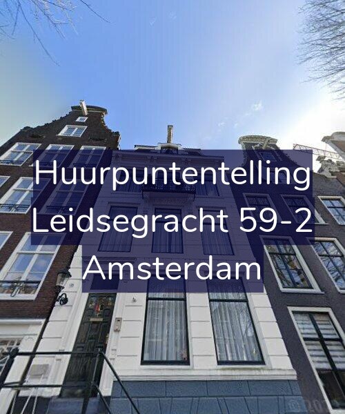 Foto gevel Huurpuntentelling voor Leidsegracht 59-2, Amsterdam