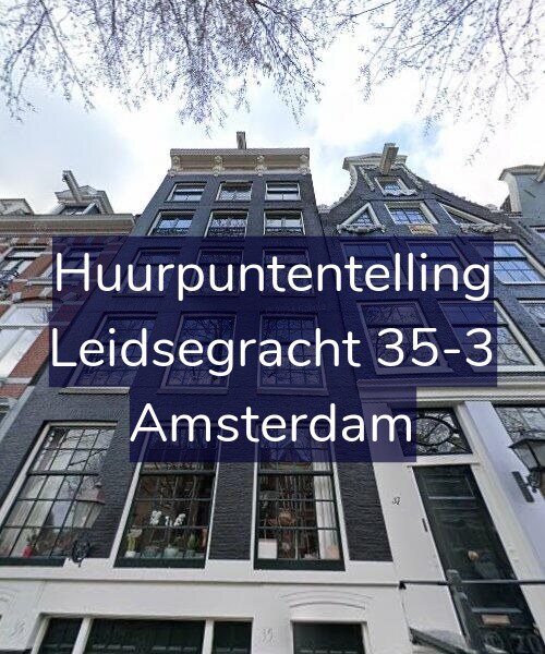 Foto gevel Huurpuntentelling voor Leidsegracht 35-3, Amsterdam