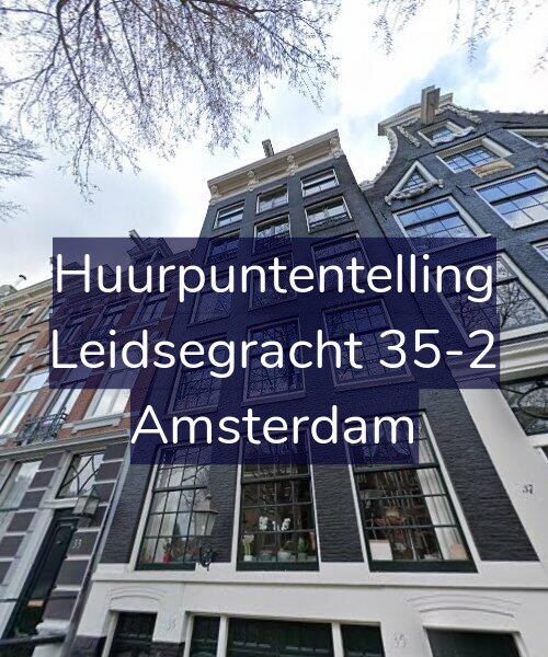 Foto gevel Huurpuntentelling voor Leidsegracht 35-2, Amsterdam