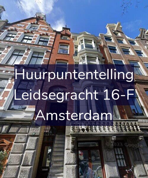 Foto gevel Huurpuntentelling voor Leidsegracht 16-F, Amsterdam