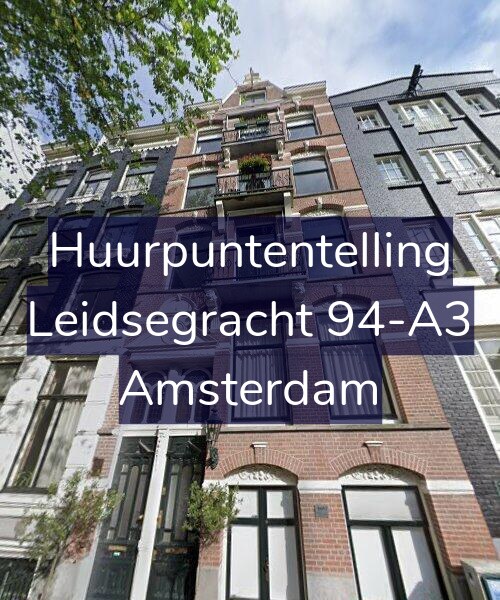 Foto gevel Huurpuntentelling voor Leidsegracht 94-A3, Amsterdam