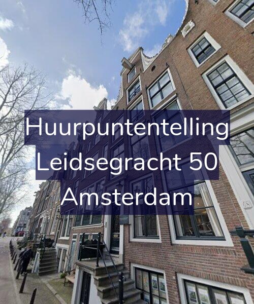 Foto gevel Huurpuntentelling voor Leidsegracht 50, Amsterdam
